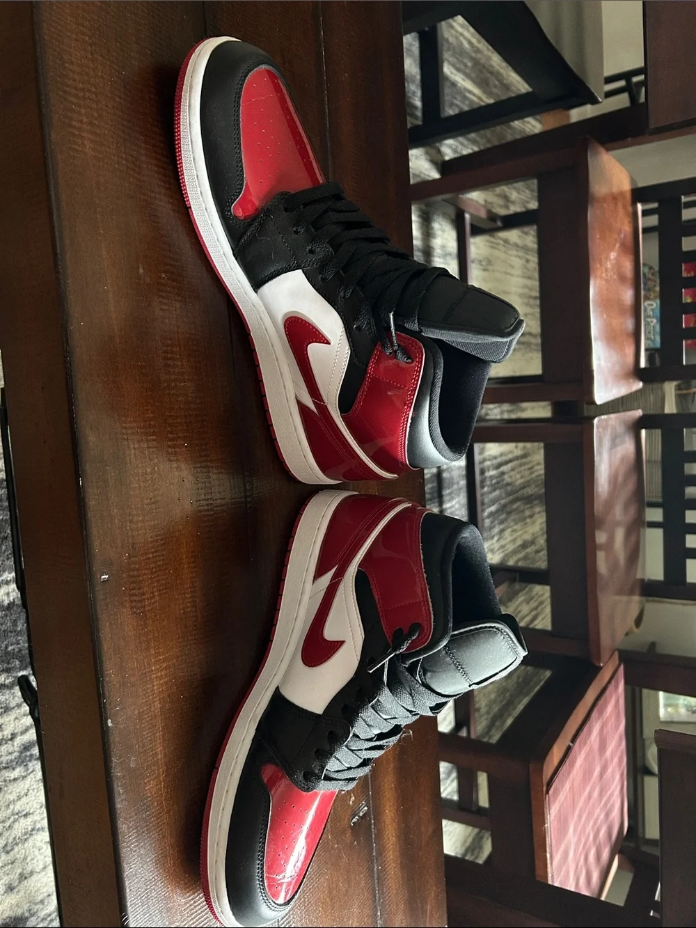Jordan Retro High Top Sneaker - Black/Red/White